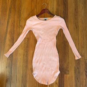 Fashion nova pink body con dress